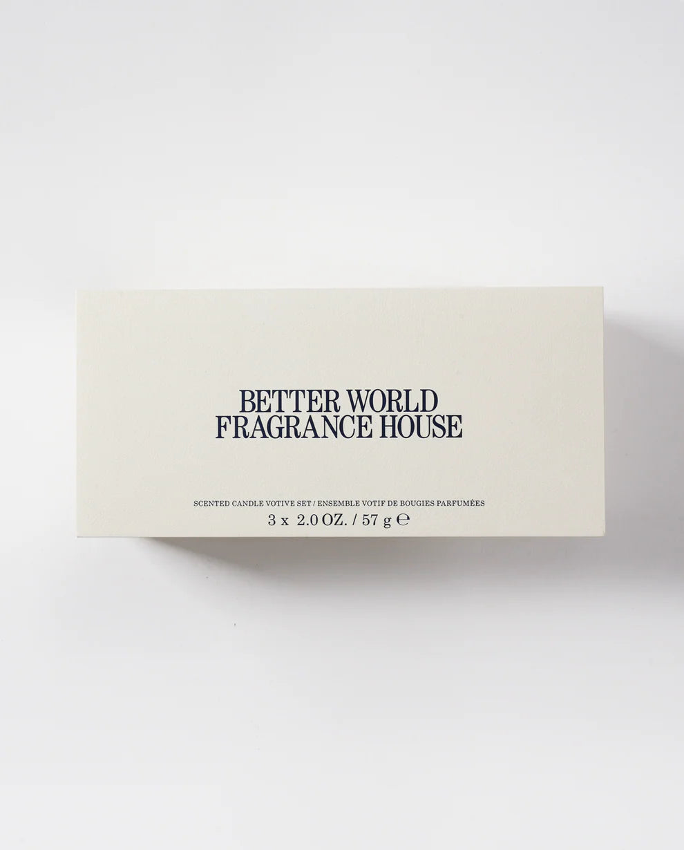 BWFH 3 Piece Scented Candle Votive Set