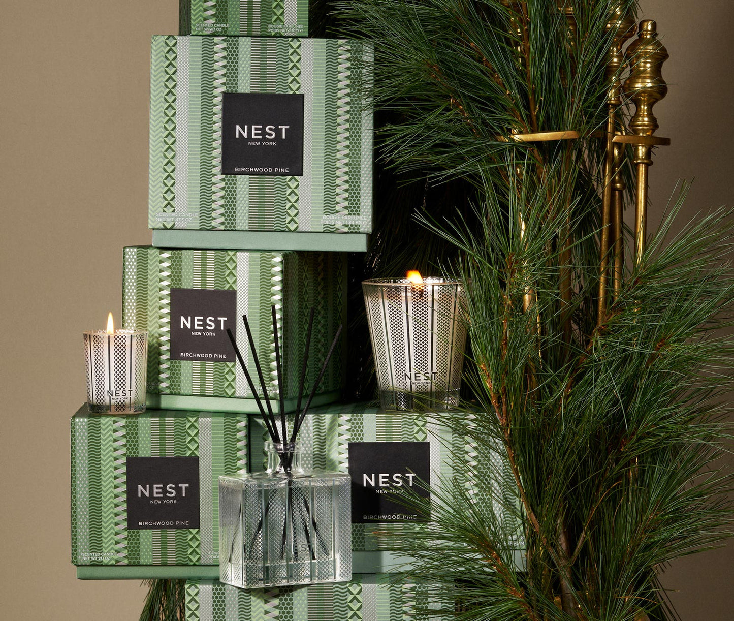 Nest Birchwood Pine Luxury 4 Wick Candle