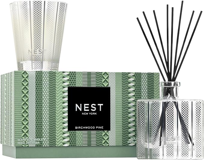 Nest Birchwood Pine Classic Candle and Diffuser Gift Set
