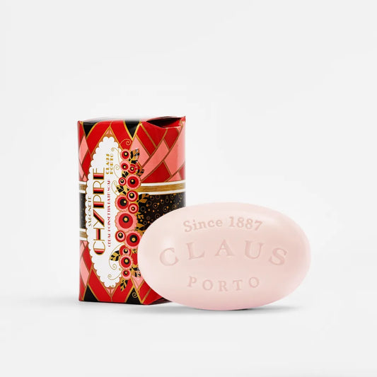 Claus Porto Chypre Cedar Poinsettia Soap