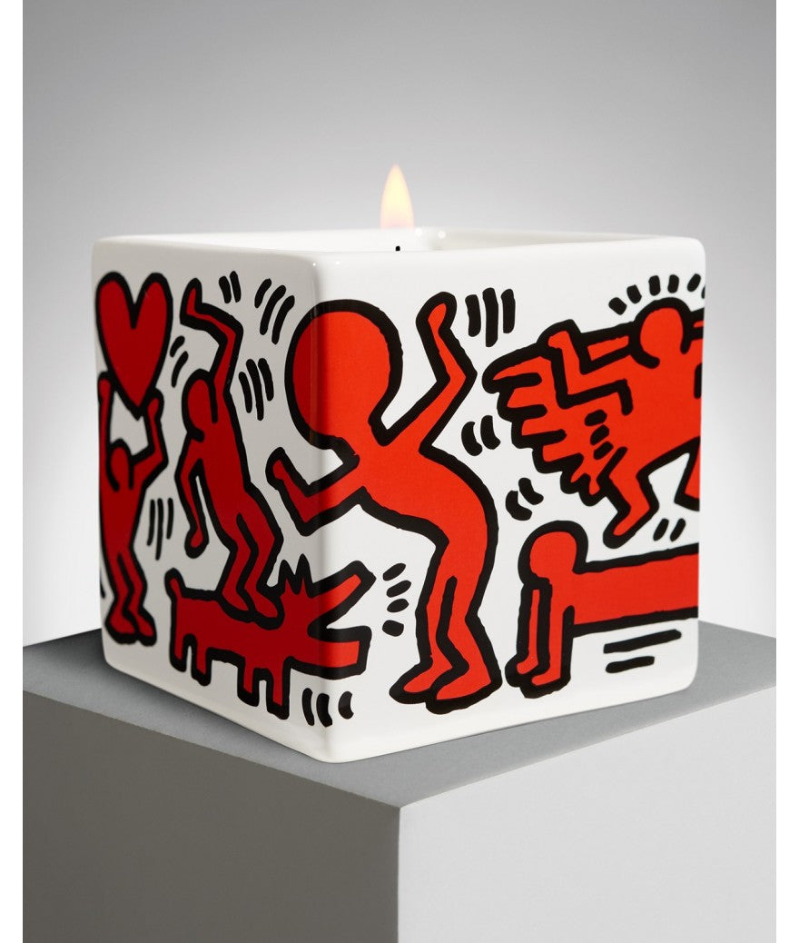 Keith Haring Red on White