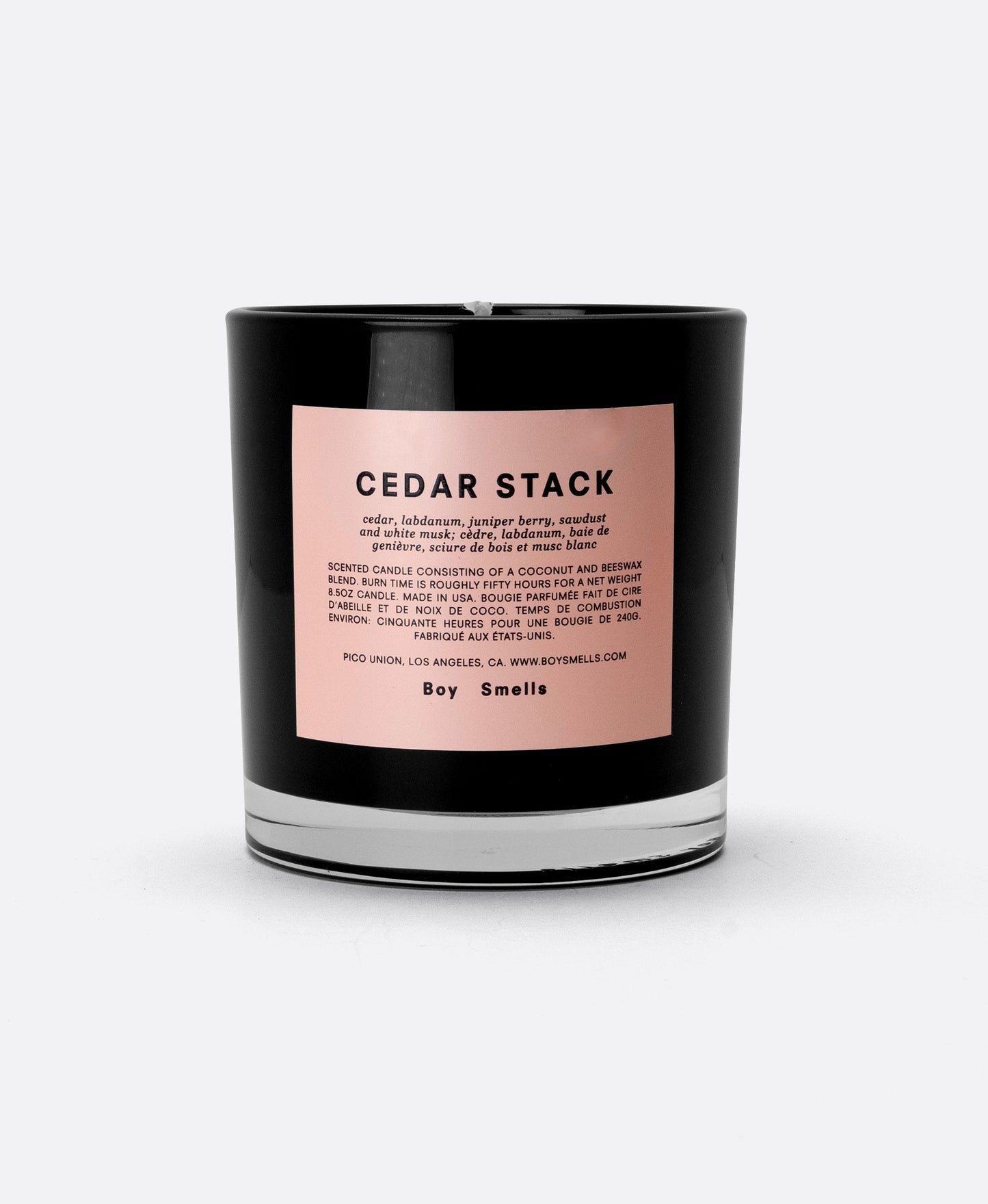 Boy Smells Candle Cedar Stack