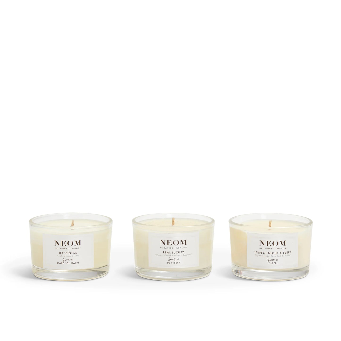 NEOM Wellbeing Candle Trio