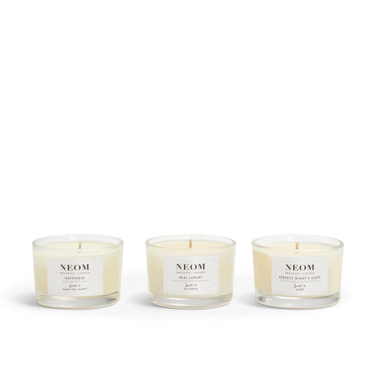 NEOM Wellbeing Candle Trio