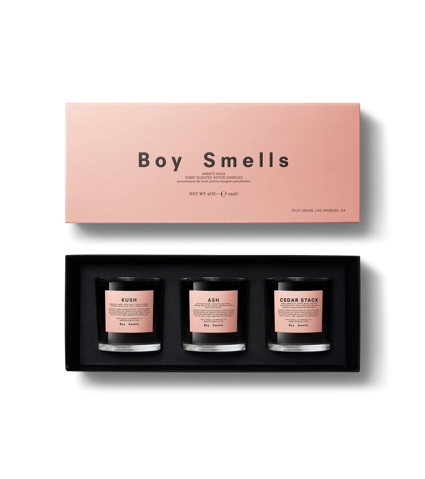 Boy Smells Variety Pack - Kush, Ash, Cedar Stack