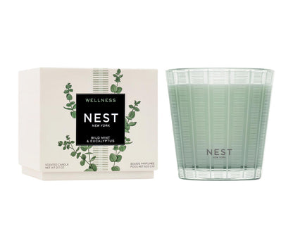 Nest Wild Mint and Eucalyptus 3-Wick Candle 21.1 oz