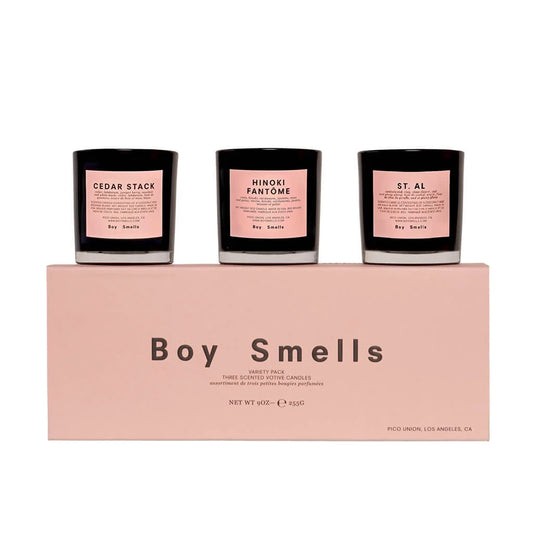 Boy Smells Variety Pack - St. Al, Hinoki Fantome, Cedar Stack